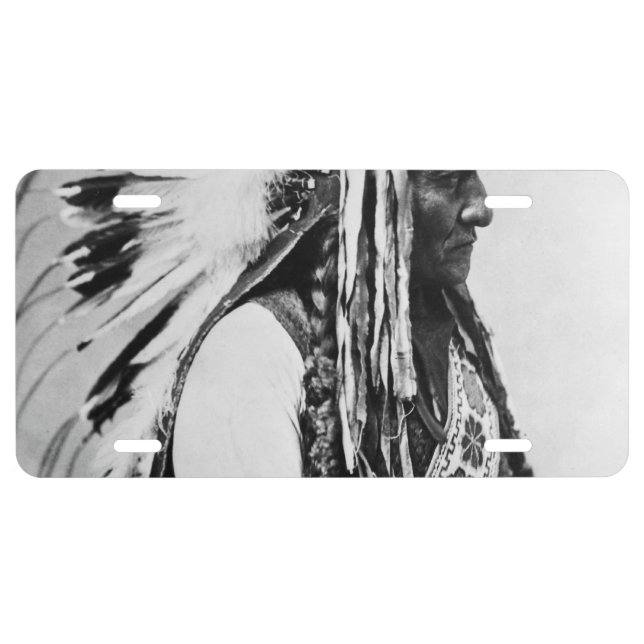 Sitting Bull, a Hunkpapa Sioux License Plate (Front)