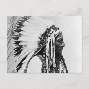 Lakota Postcard Native American Indian Chief of the Hunpaps Sioux Details about   Sitting Bull 