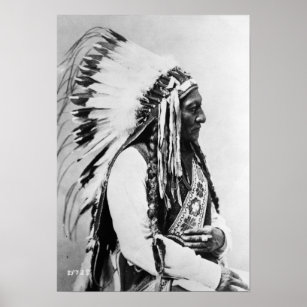 Sitting Bull, a Hunkpapa Sioux Poster