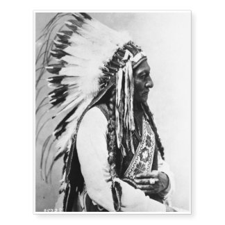 Sitting Bull, a Hunkpapa Sioux Temporary Tattoos