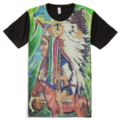 SITTING BULL All-Over-Print SHIRT