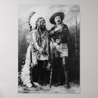 Sitting Bull and Buffalo Bill - 1897 Poster