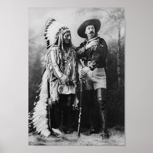 Sitting Bull and Buffalo Bill _ 1897 Poster