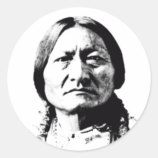 Sitting Bull Classic Round Sticker