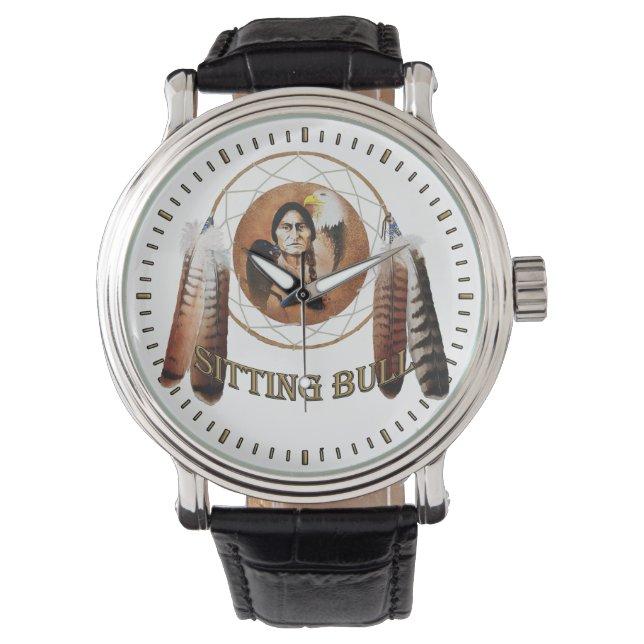 Sitting Bull Dreamcatcher Watch (Front)
