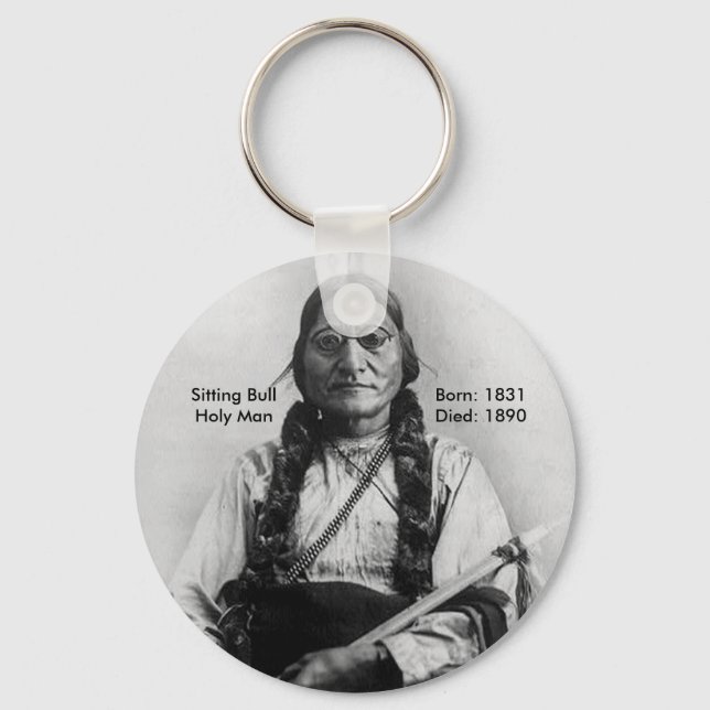 Sitting Bull Keychain (Front)