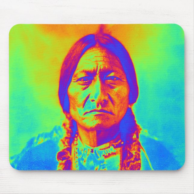 Sitting Bull Mouse Pad (Front)