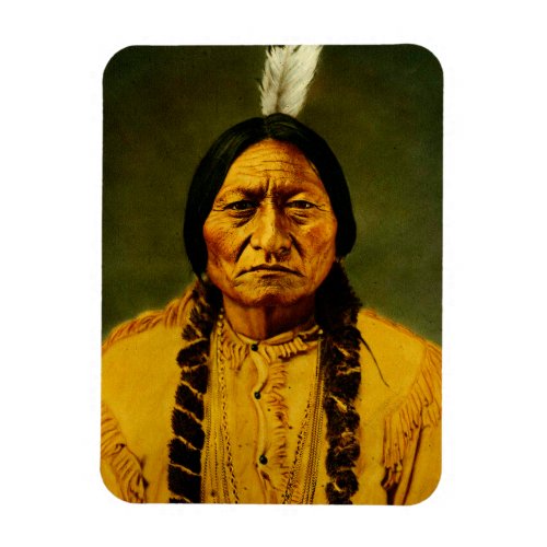 Sitting Bull Native American First Nations Chief Magnet