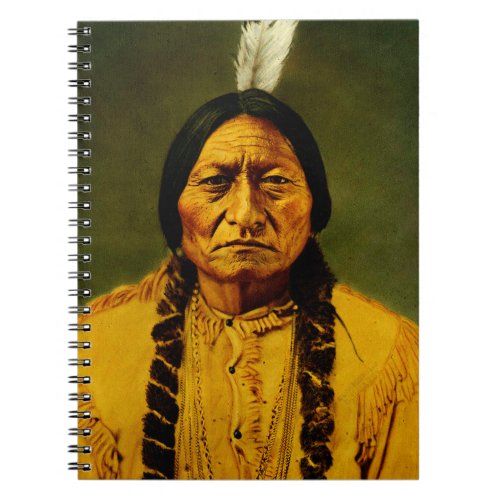 Sitting Bull Native American First Nations Chief Notebook