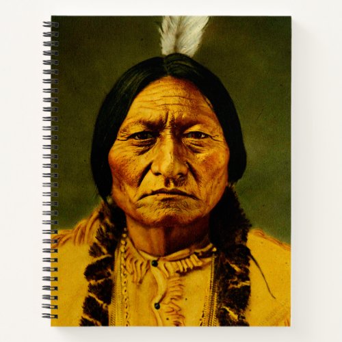 Sitting Bull Native American First Nations Chief Notebook