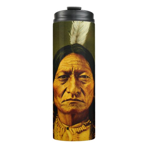 Sitting Bull Native American First Nations Chief Thermal Tumbler