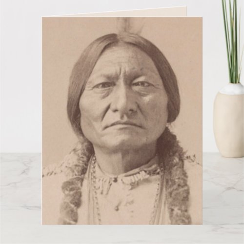 SITTING BULL NATIVE AMERICAN INDIAN GIANT CARDS