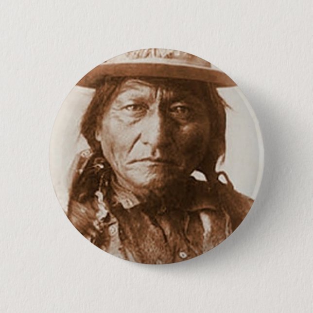 Sitting Bull Pinback Button (Front)