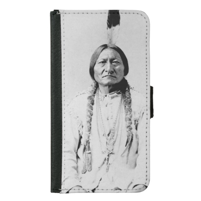 Sitting Bull Samsung Galaxy Wallet Case (Front)