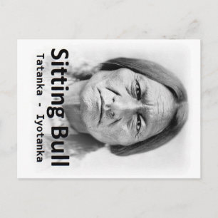 Sitting Bull, Tatanka Iyotanka, Native American Postcard