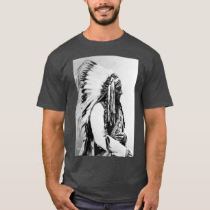 Sitting Bull Vintage Native American Photo T-Shirt