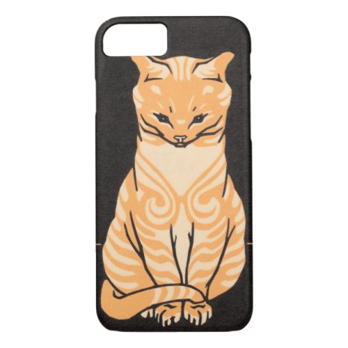 Sitting Cat Julie de Graag iPhone 87 Case