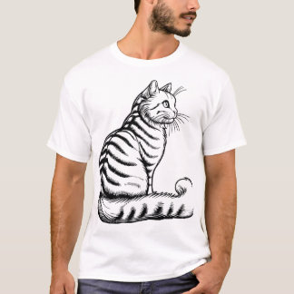 sitting cat T-Shirt