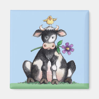 Sitting Cow Magnet