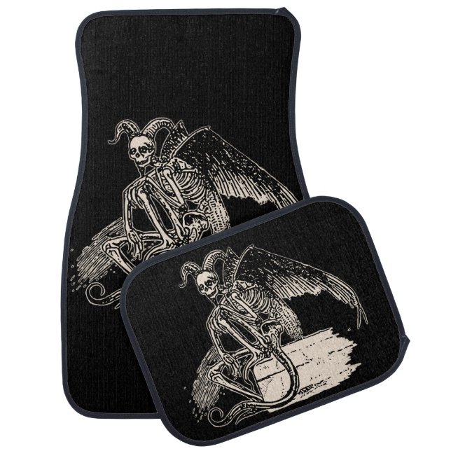 Sitting Demon Car Mat (Set)