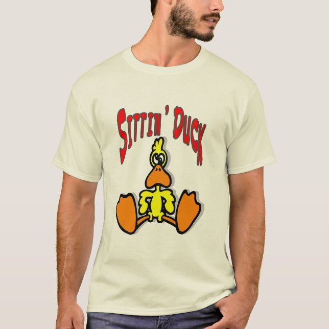 Sitting Duck, edit add text T-Shirt (Front)