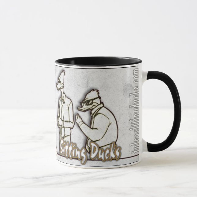 Sitting Ducks "The Quack Pack" Ringer Mug (Right)