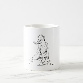 Sitting Fairy… Coffee Mug