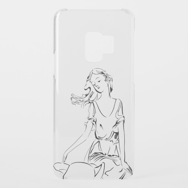 Sitting Fairy... Uncommon Samsung Galaxy Case (Back)