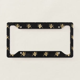 Sitting Fairytale Fantasy Lover Butterfly Wings License Plate Frame