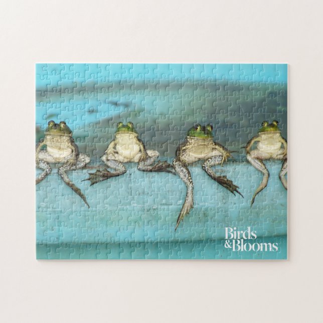 Sitting Frogs Jigsaw Puzzle (Horizontal)
