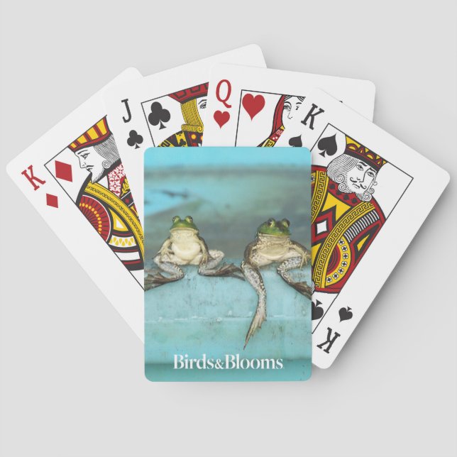 Sitting Frogs Poker Cards (Back)
