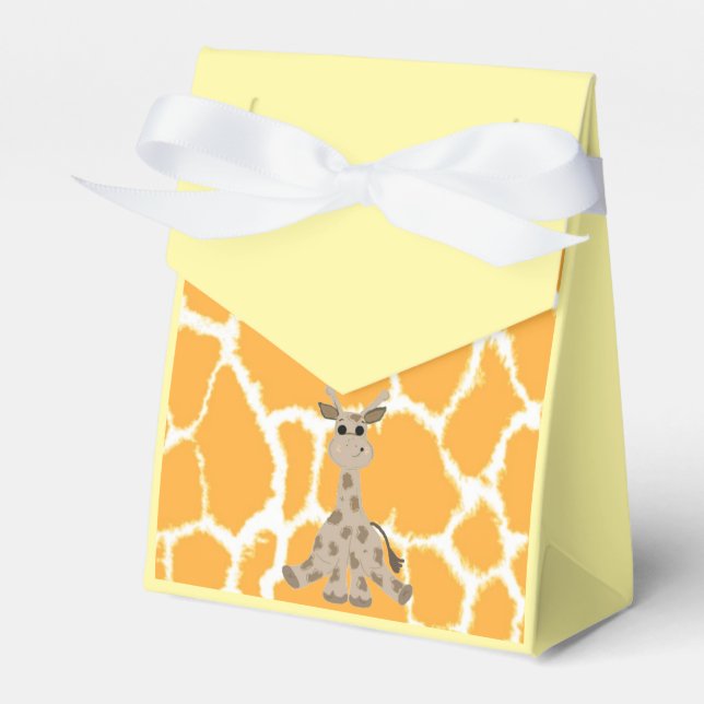 Sitting Giraffe Favor Boxes (Front Side)