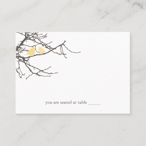 Sitting in a Tree Flat Place Card Business Card