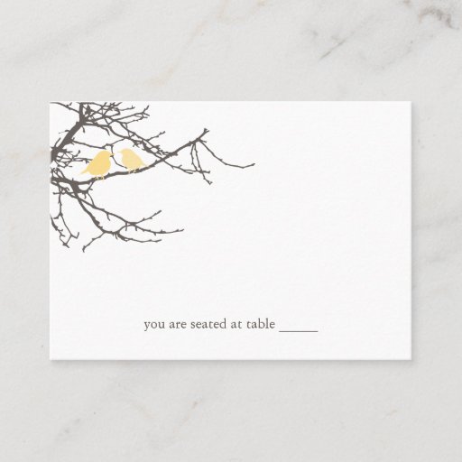 Customizable Sitting in a Tree Flat Place Card Business Card