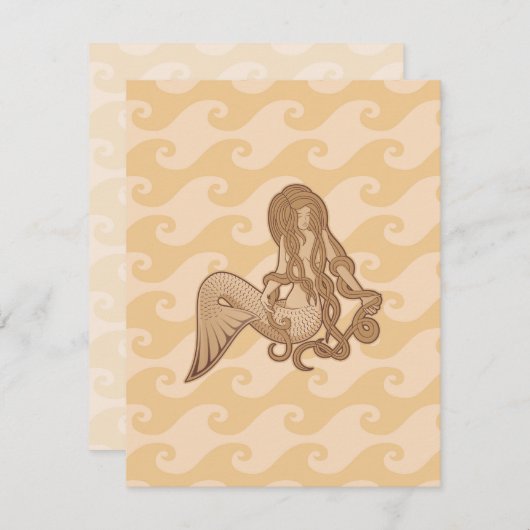 Sitting Mermaid (Front/Back)