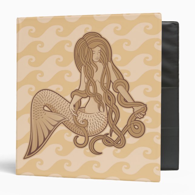 Sitting Mermaid Binder (Front/Inside)