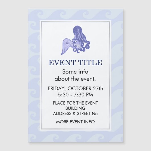 Sitting Mermaid Blue (Front)