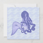 Sitting Mermaid Blue (Front)