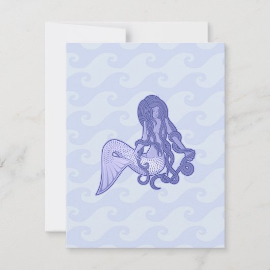 Sitting Mermaid Blue (Front)