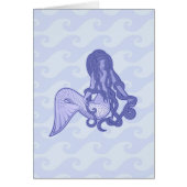 Sitting Mermaid Blue (Front)