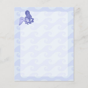 Sitting Mermaid Blue Flyer