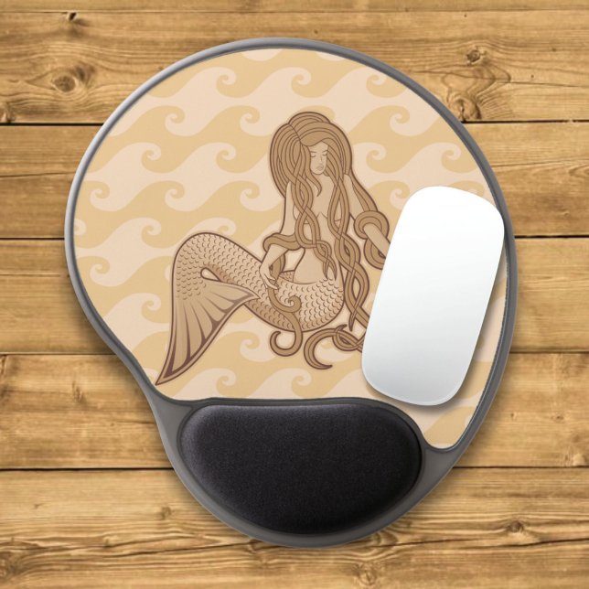 Sitting Mermaid Gel Mouse Pad (Creator Uploaded)