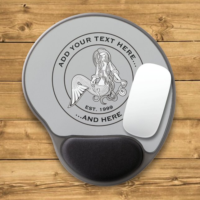 Sitting Mermaid Gel Mouse Pad (Creator Uploaded)