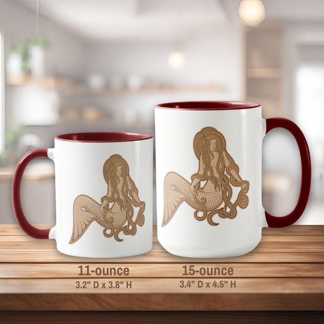 Sitting Mermaid Mug (Creator Uploaded)