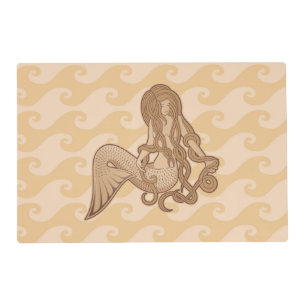 Sitting Mermaid Placemat