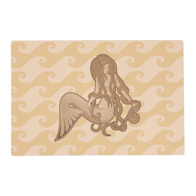 Sitting Mermaid Placemat (Front)