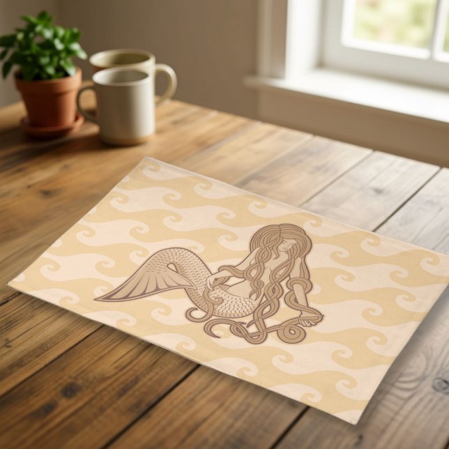 Sitting Mermaid Placemat (Creator Uploaded)
