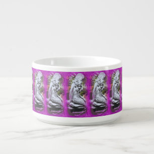 sitting mermaid purple chili bowl