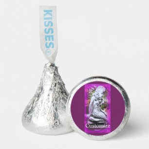 sitting mermaid purple oreo cookies hershey®'s kisses®