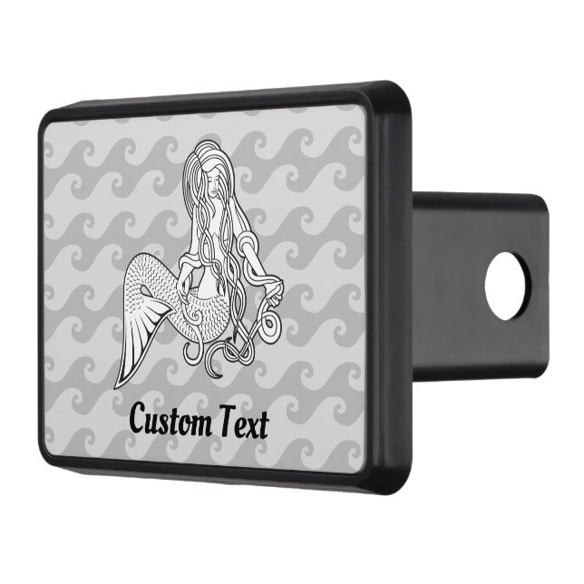 Sitting Mermaid Trailer Hitch Cover (Left)